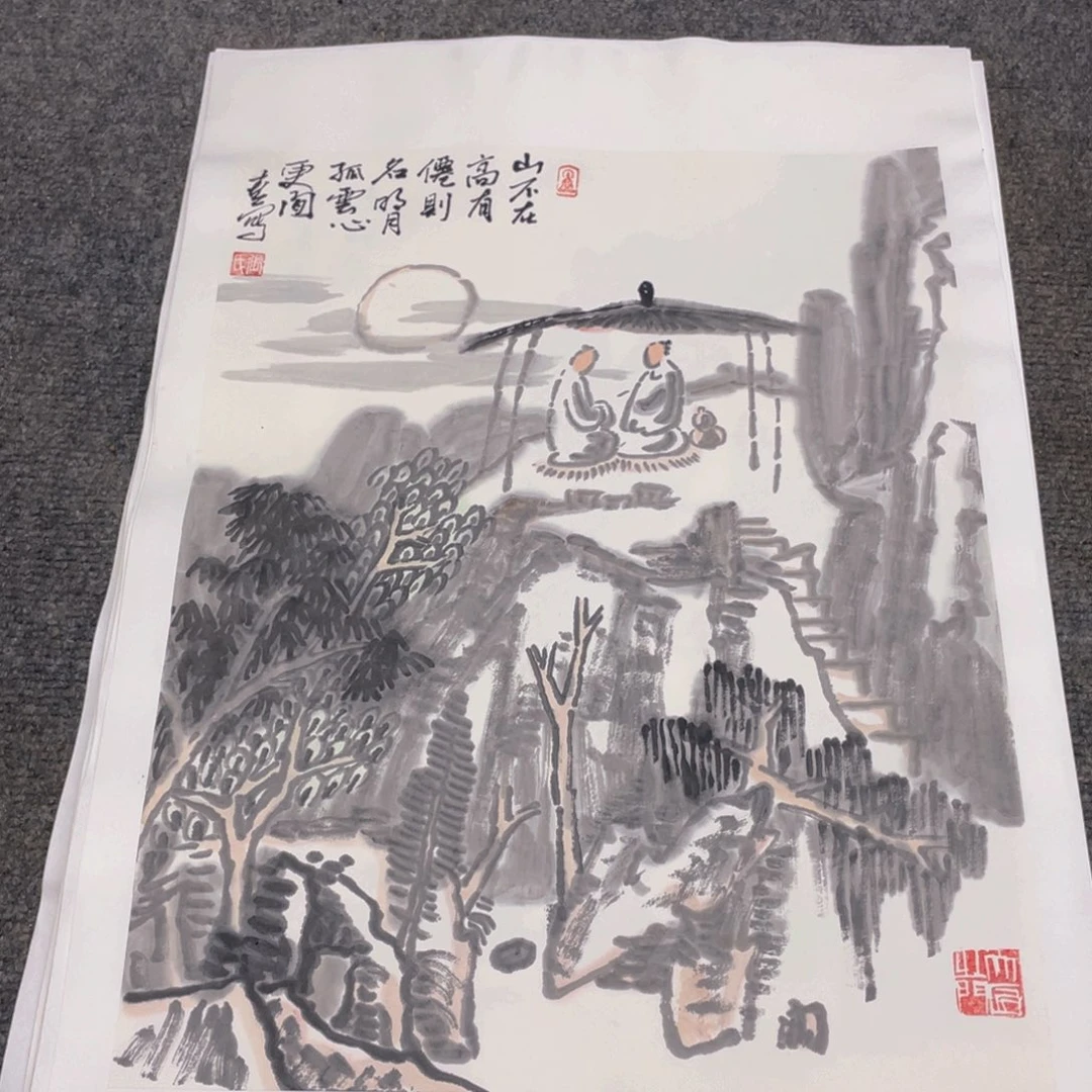 国画1.4平尺纯手绘国画作品