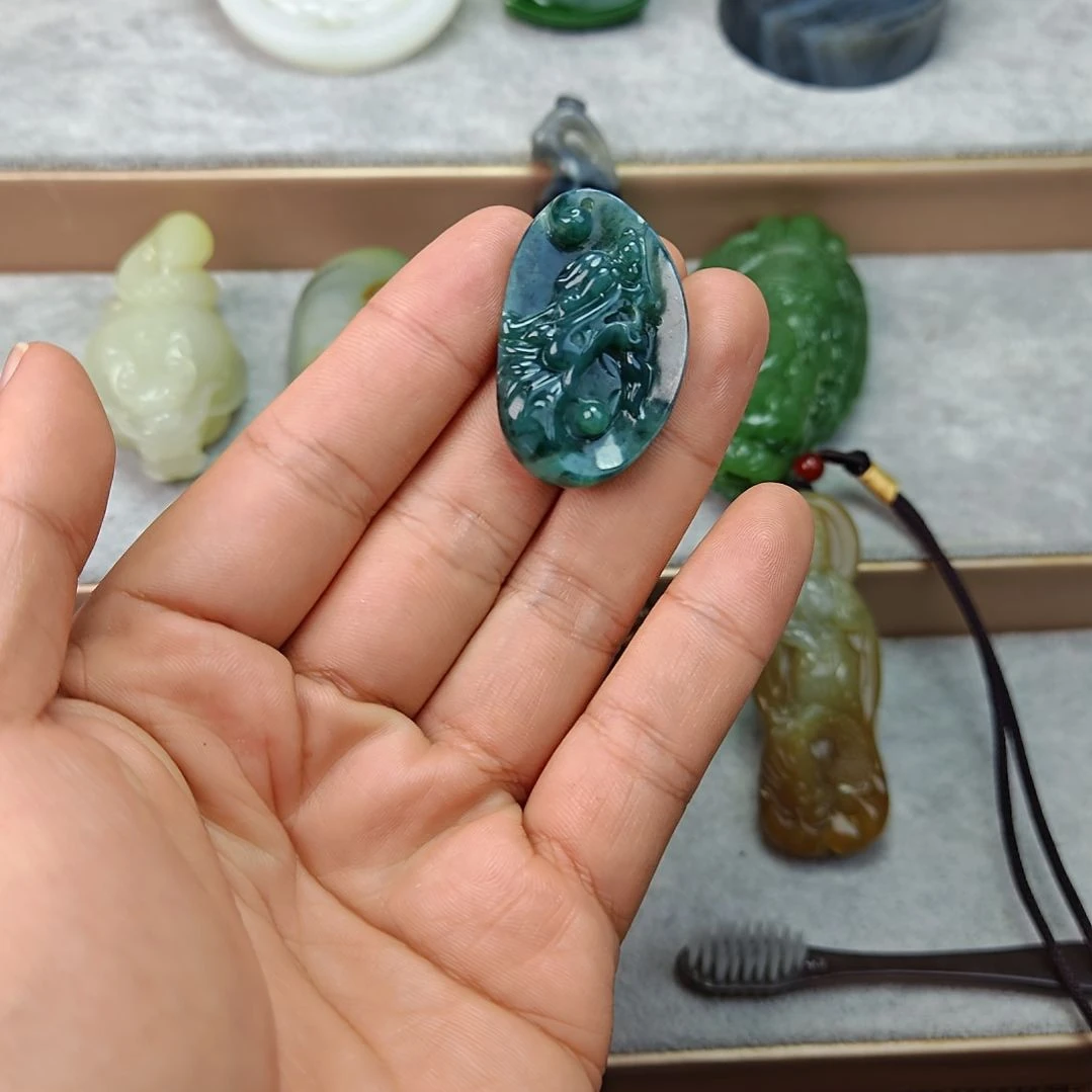 翡翠未镶嵌颈饰翡翠葫芦挂件福利款