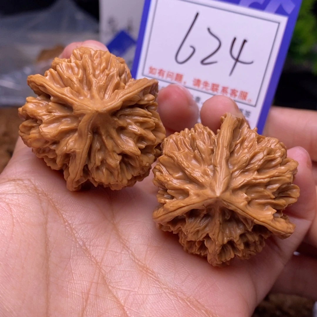 把件文玩核桃44帝王狮子头三棱624