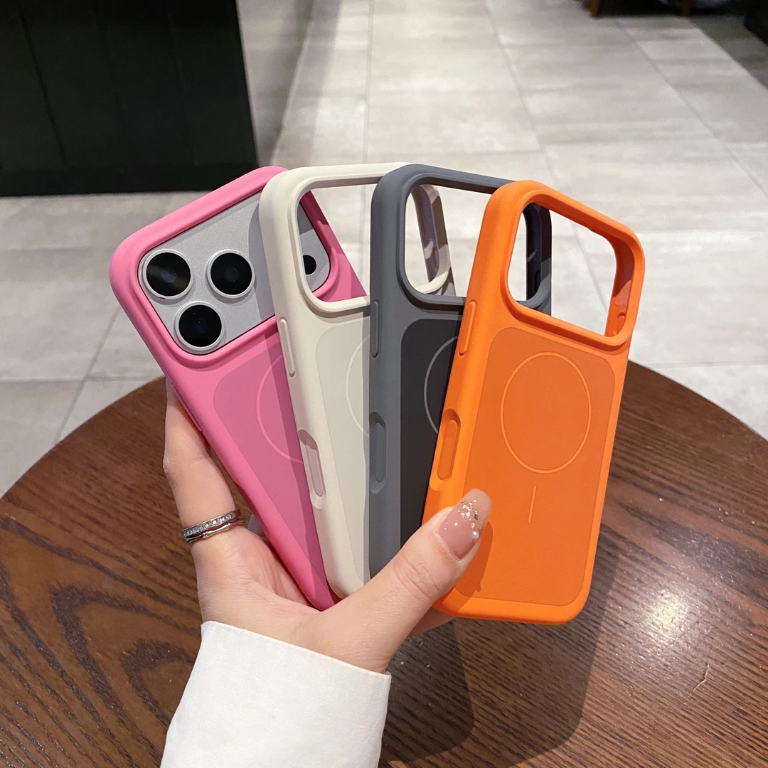 双层奢造爆款真液态硅胶适用于苹果iPhone17promax手机壳全包按键