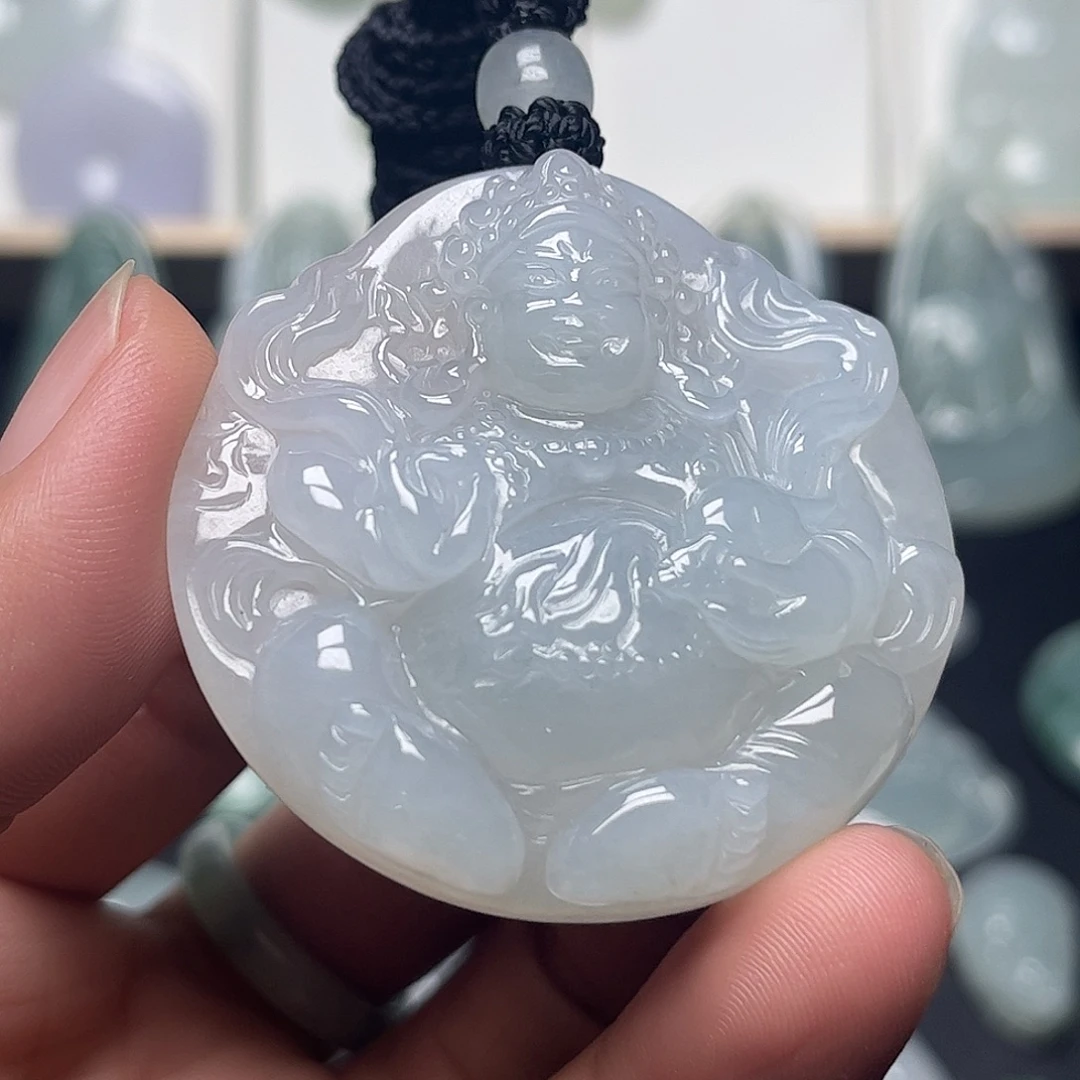 翡翠未镶嵌颈饰缅甸天然翡翠