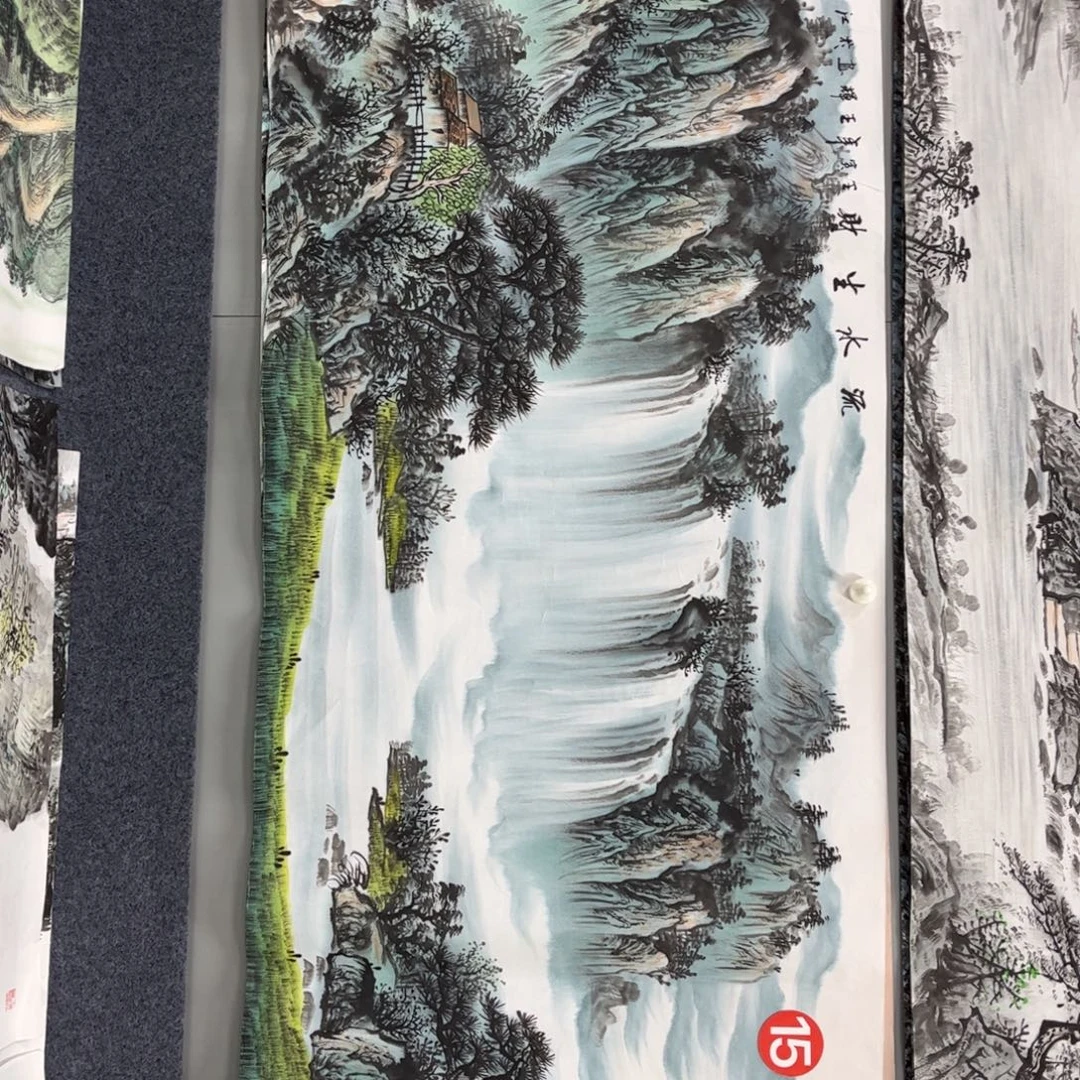 国画老师手绘作品