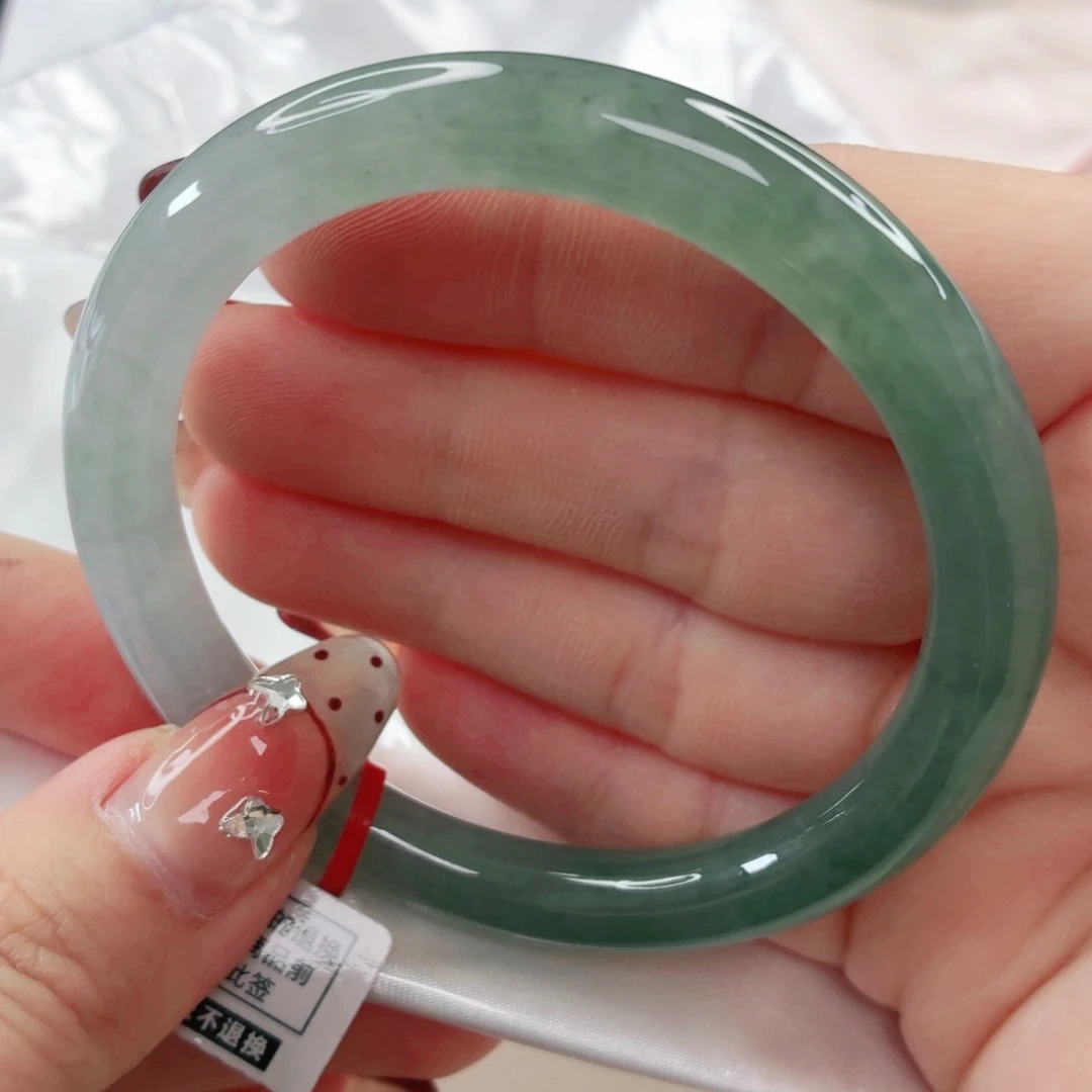 翡翠未镶嵌手镯55.1x448