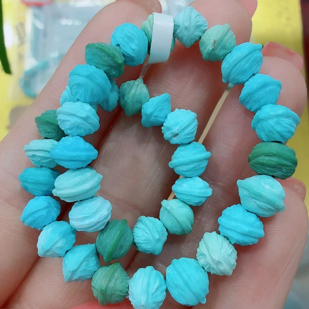 未镶嵌绿松石珠宝奇石