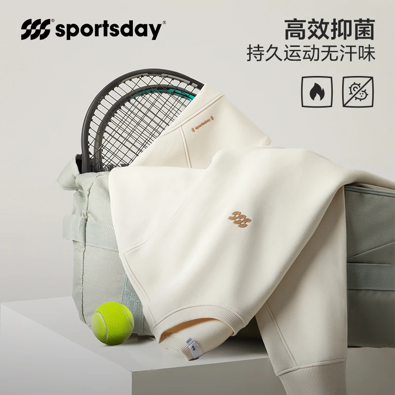 【柔软抗皱】sportsday卫衣男25柔软耐磨百搭长袖春秋季爆款出游