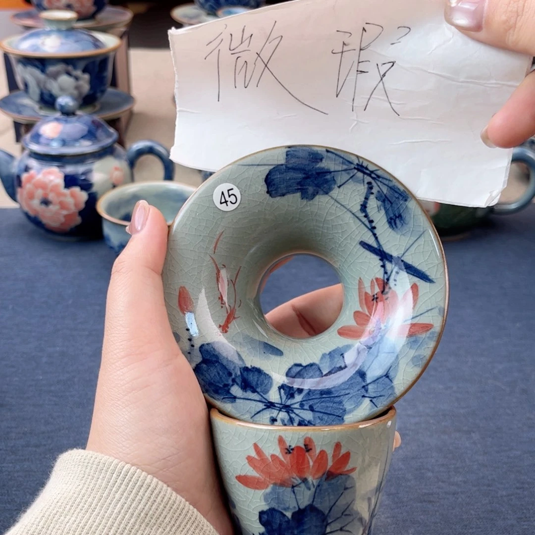 杯景德镇陶瓷手绘茶杯