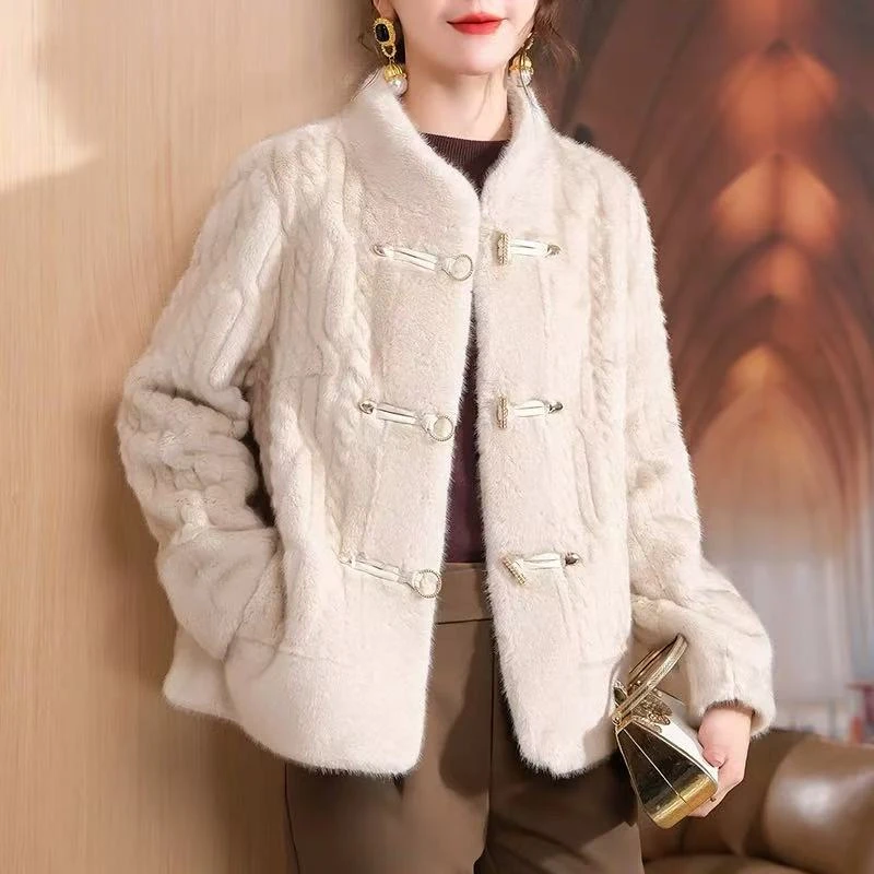 新款女装冬季保暖短外套