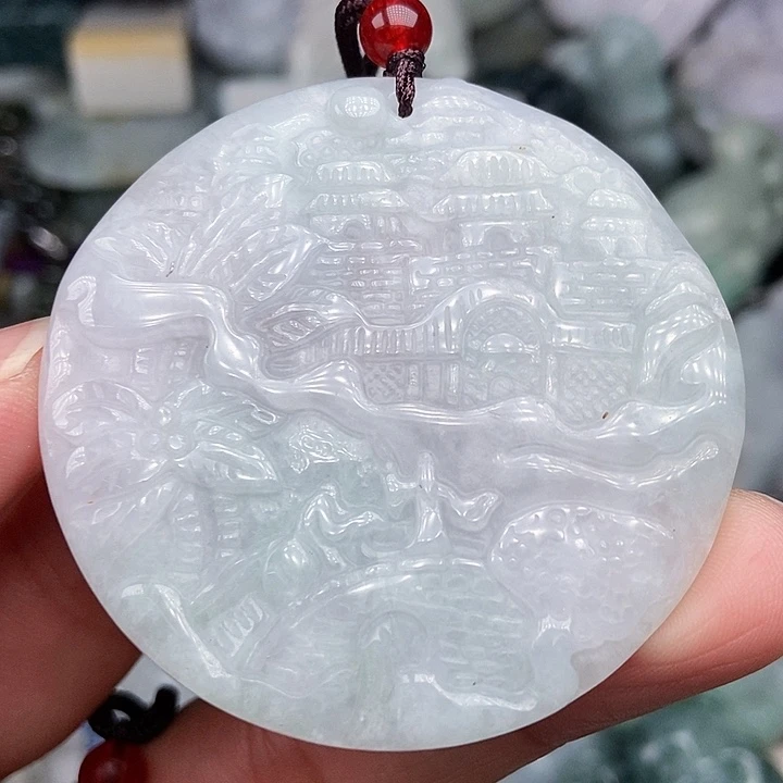 颈饰未镶嵌翡翠翡翠