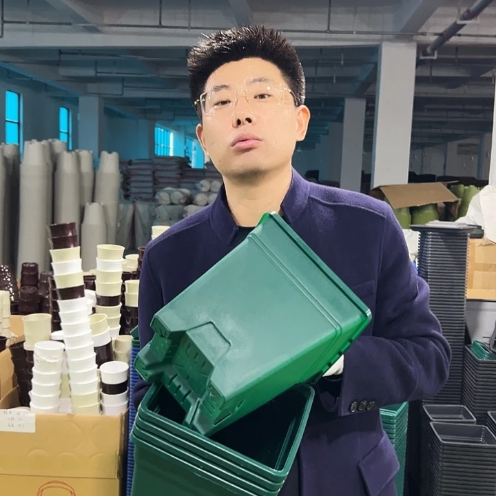 清仓方盆口20高22墨绿5只无托