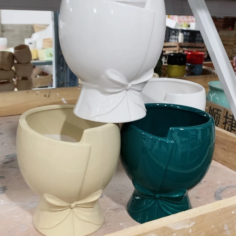 【闪购商品】红陶陶瓷花盆，多肉花盆