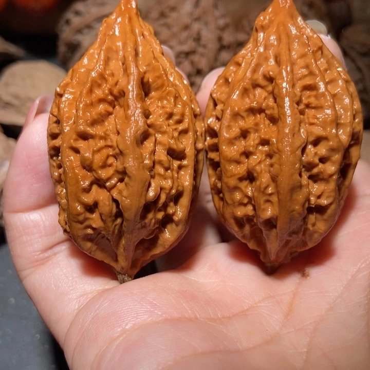 把件文玩核桃东北楸子小雪53