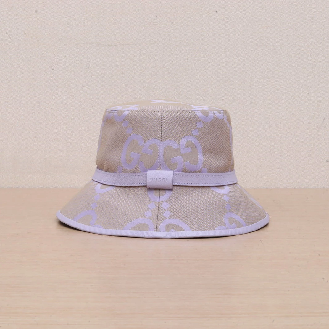 99新 GUCCI/古驰 【lu】双G 大logo 渔夫帽 L码 P235195812