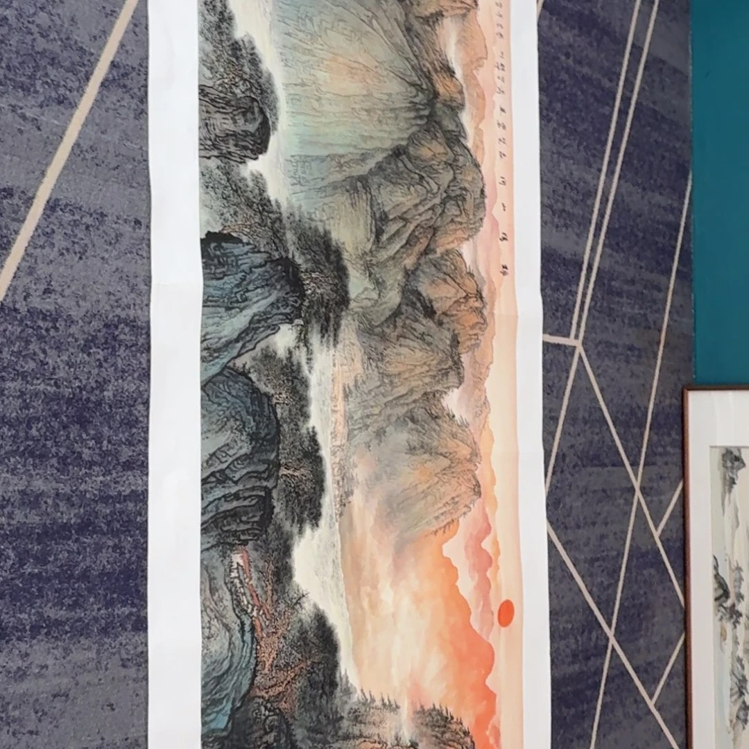 国画何润杰老师小八尺240*100