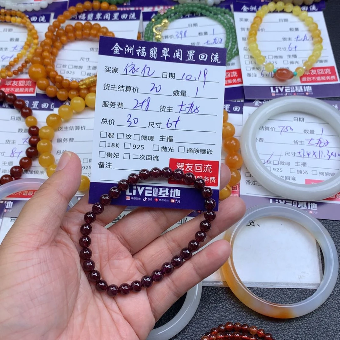 【闪购商品】未镶嵌手链石榴石?**亿