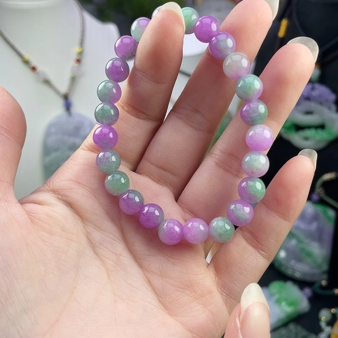 翡翠足铂镶嵌吊坠(赠链)