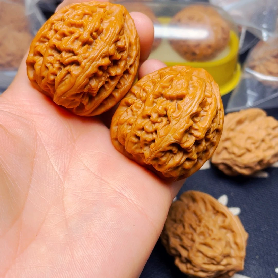 吊坠文玩核桃红锦鲤