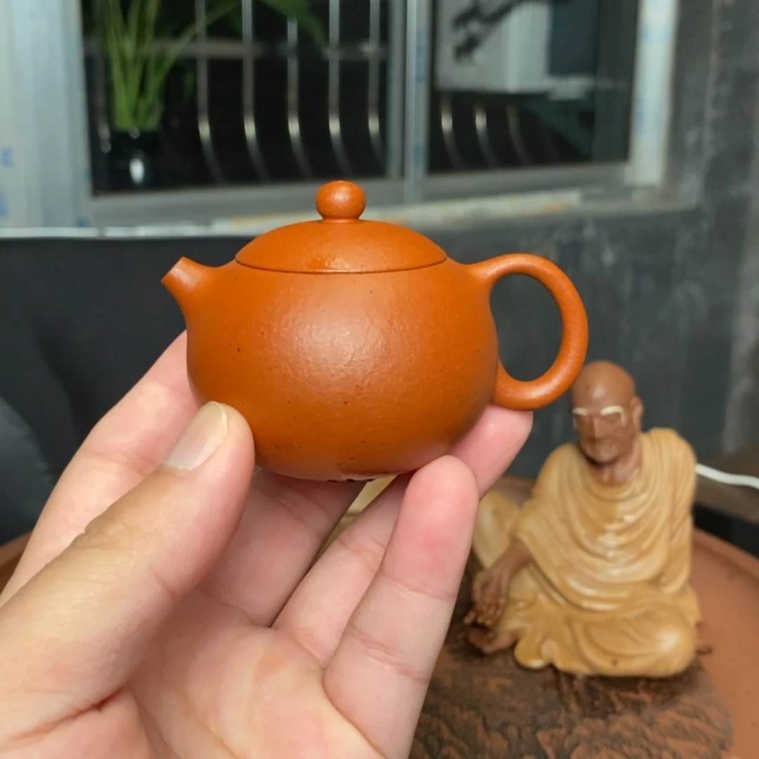 ****y茶壶紫砂微瑕生砂生料朱泥西施