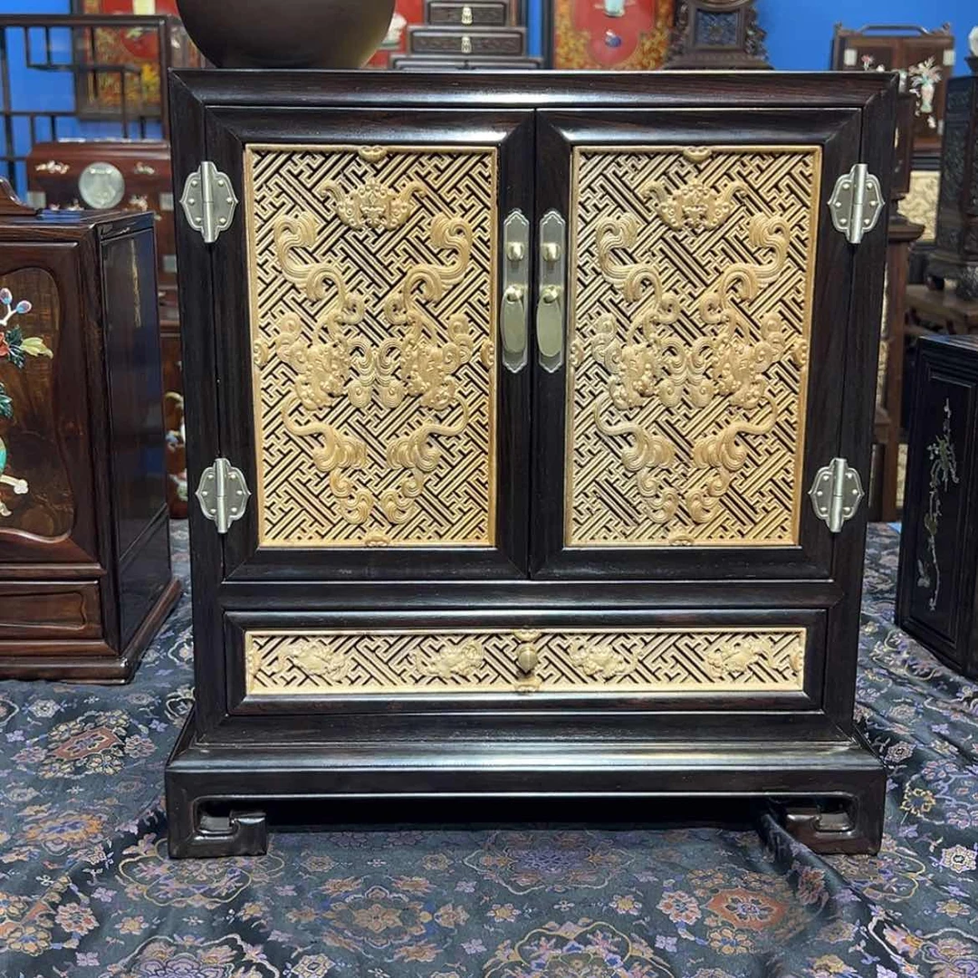 【闪购商品】黑酸枝木类成套家具茶柜