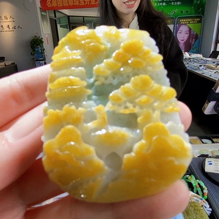 颈饰未镶嵌翡翠翡翠