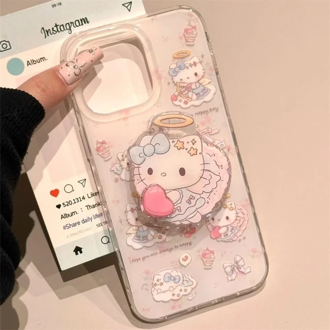 丘比特kt猫适用于苹果13/15/16promax手机壳VIVO华为OPPO小米15女