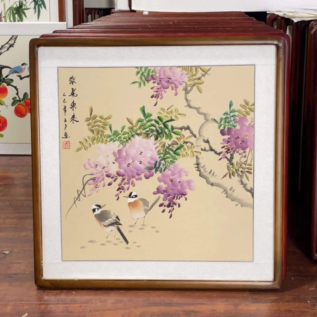 国画带框尺寸63*63厘米