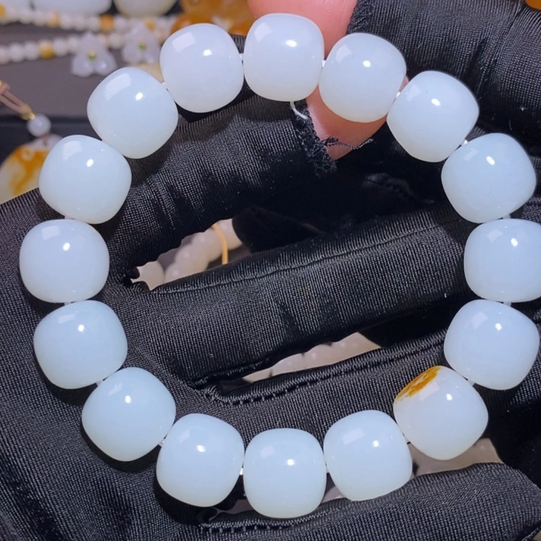 惊***梦和田玉未镶嵌手链