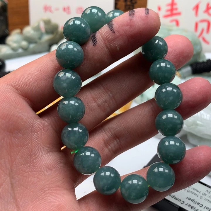翡翠未镶嵌颈饰保真天然a货翡翠