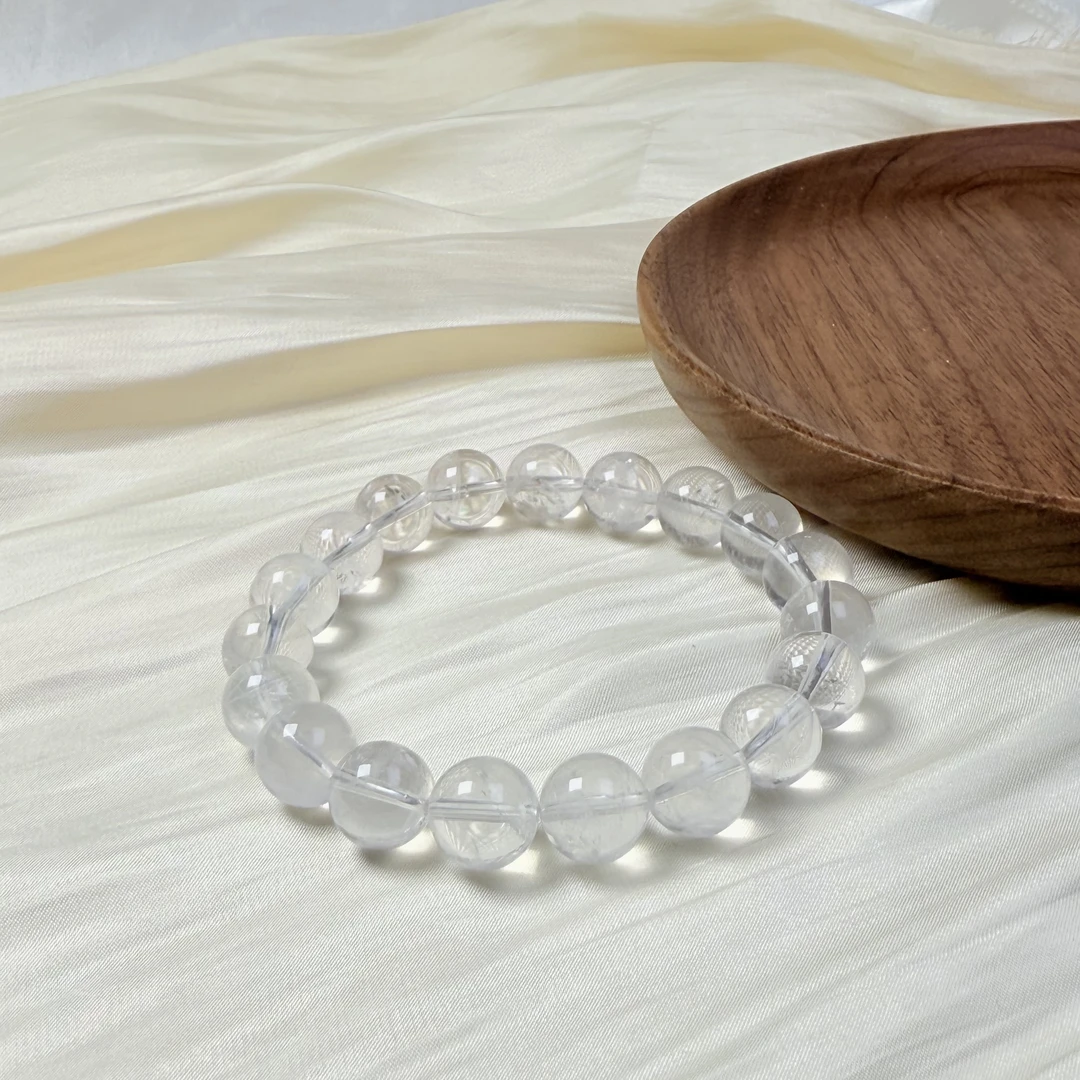 【铭记珠宝】白幽灵单圈手串6-DM64K134【多样性发一件】尺寸约9.5mm