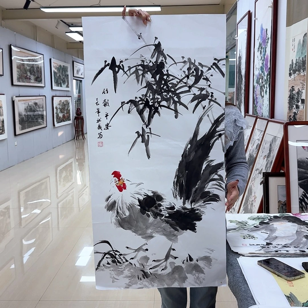 国画国画作品多次
