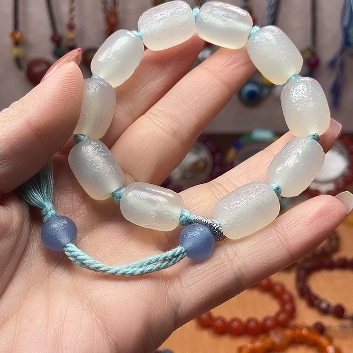 玛瑙/玉髓未镶嵌手链