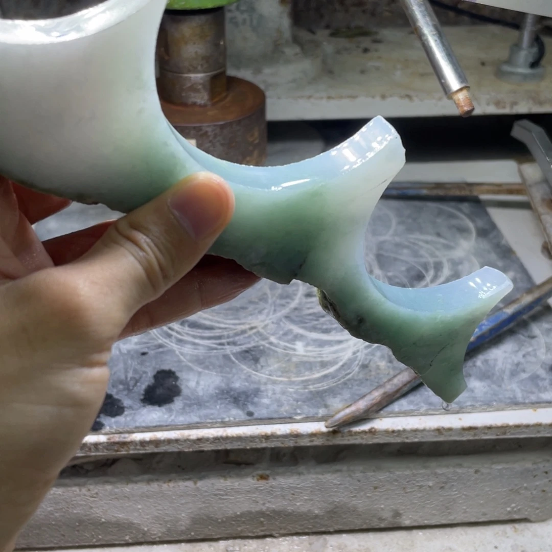 贺***春定制翡翠未镶嵌翡翠