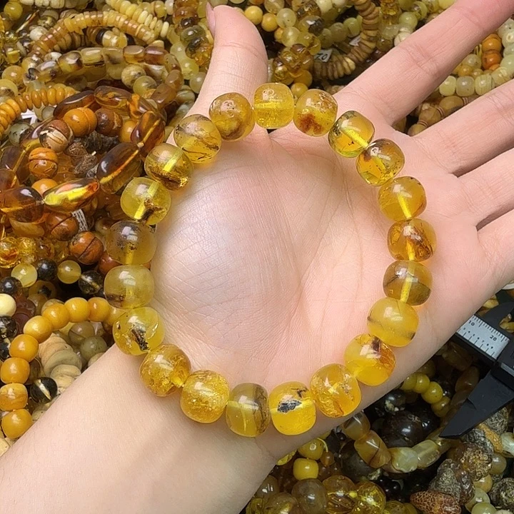 琥珀未镶嵌珠宝奇石