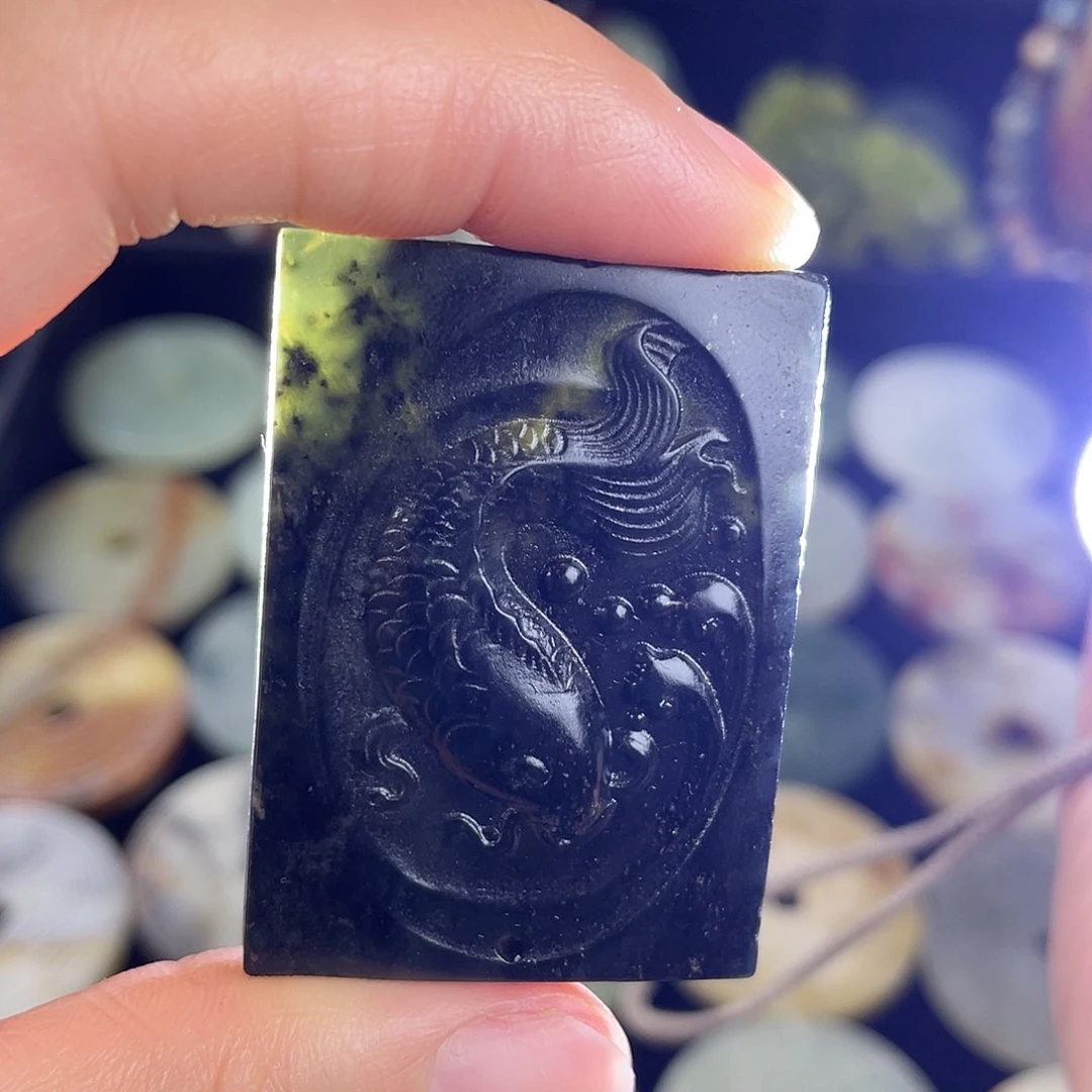 岫玉合金颈饰吊坠，两单起飞