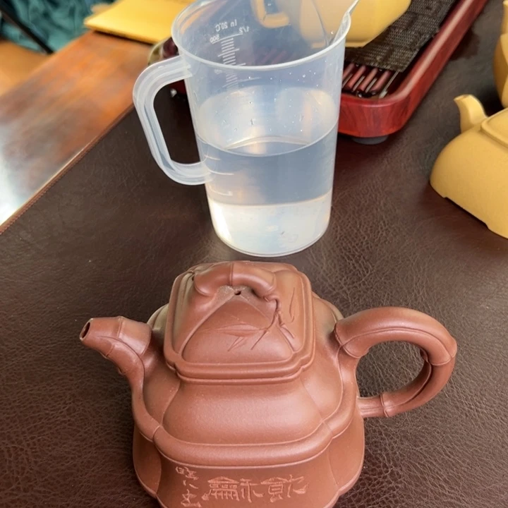 ～***～茶壶紫砂紫泥竹鼎
