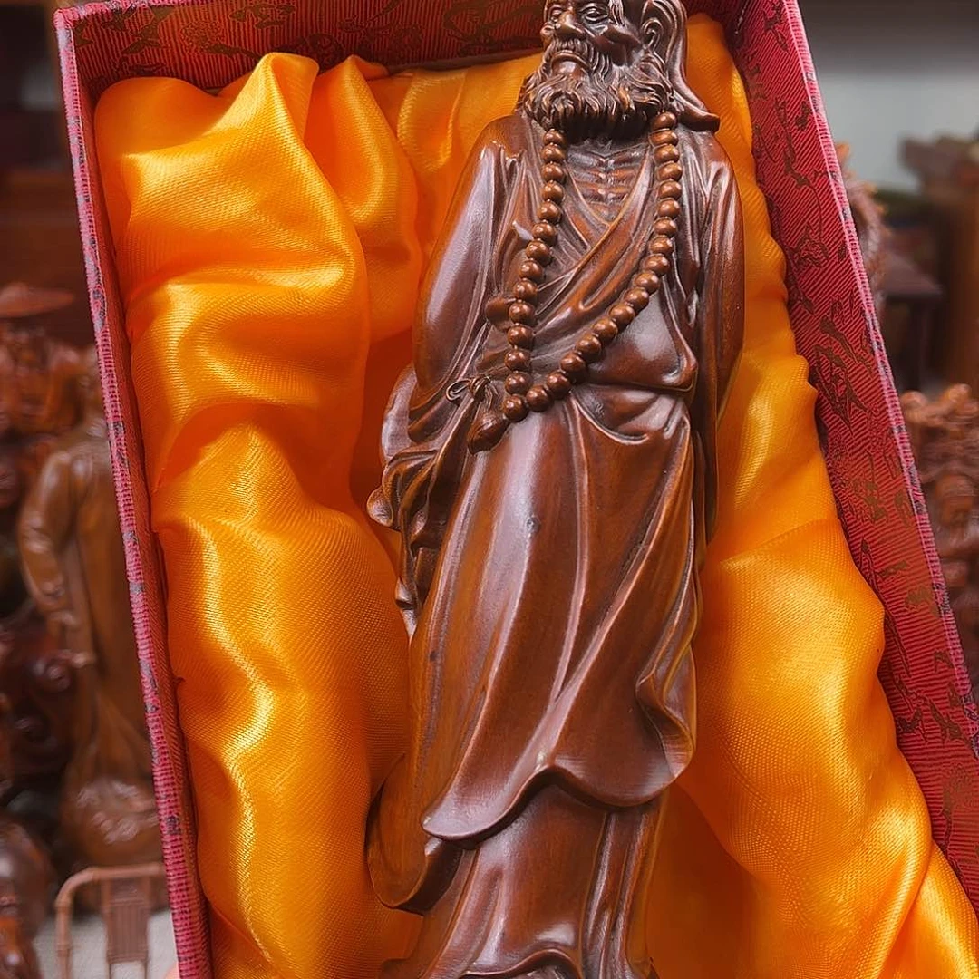 黄杨木黄杨木雕刻高度21厘米