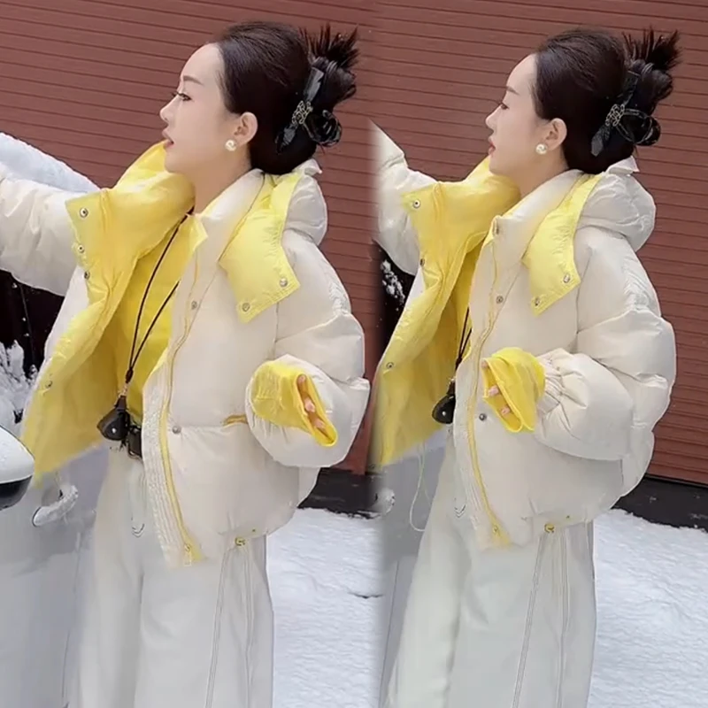 2025秋季新款时尚显瘦气质网红高档洋气女高级百搭宽松大码棉服潮