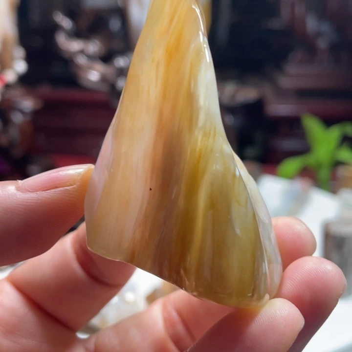石材家居摆件硅化木