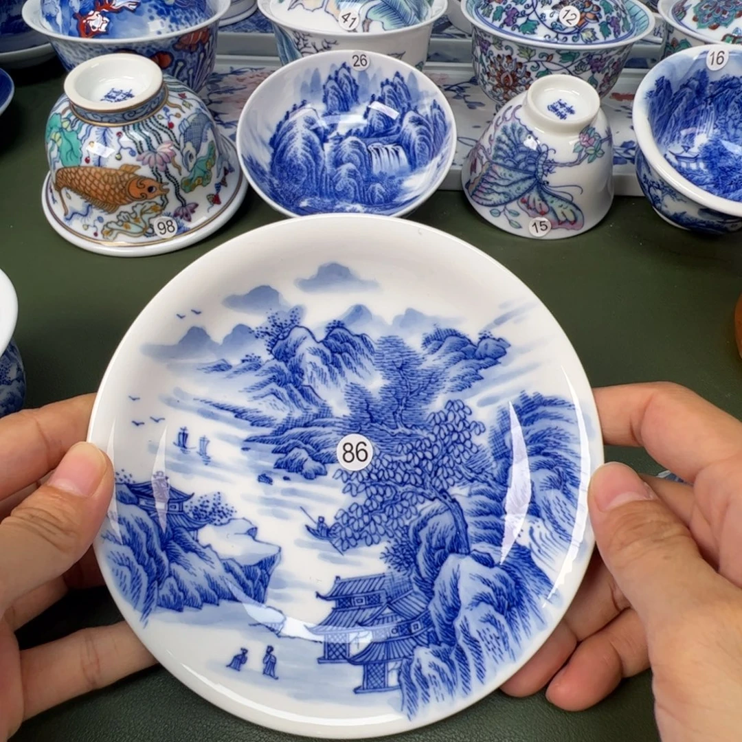 景德镇纯手工纯手绘茶具木木86