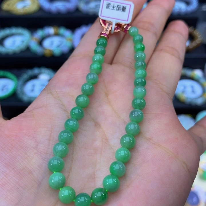 未镶嵌手链翡翠翡翠