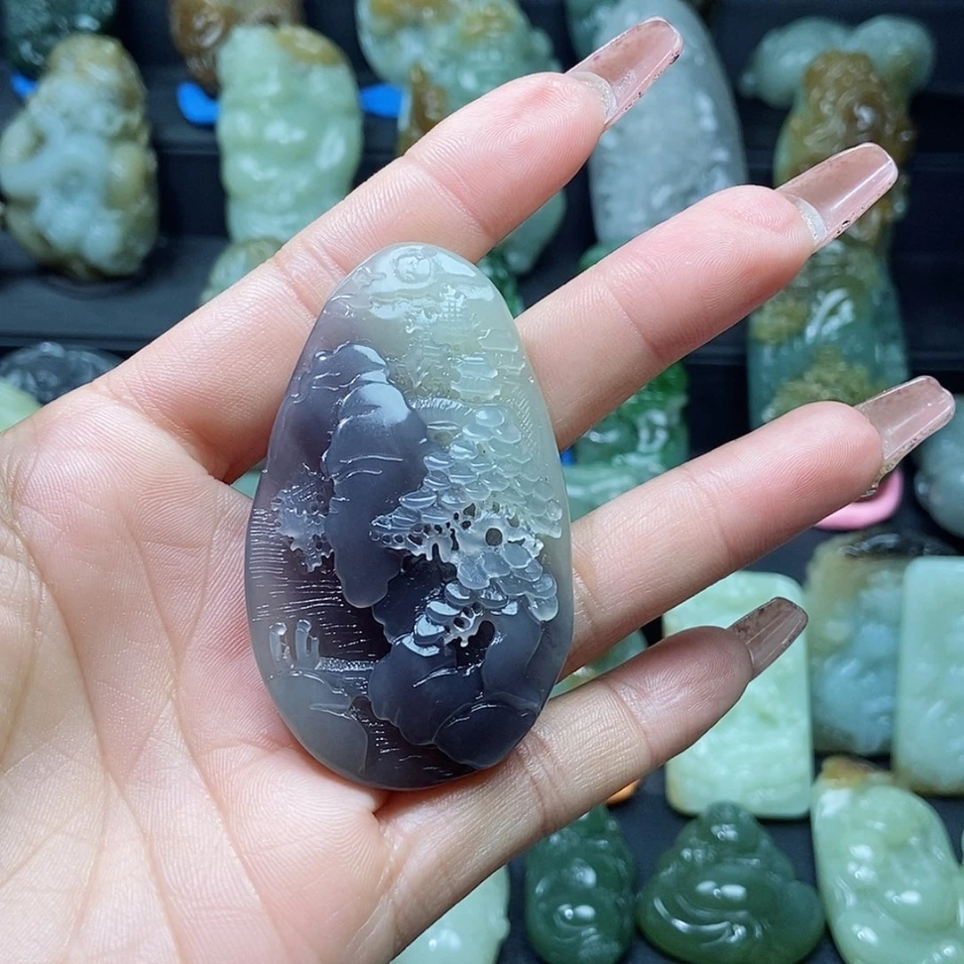 和田玉颈饰未镶嵌