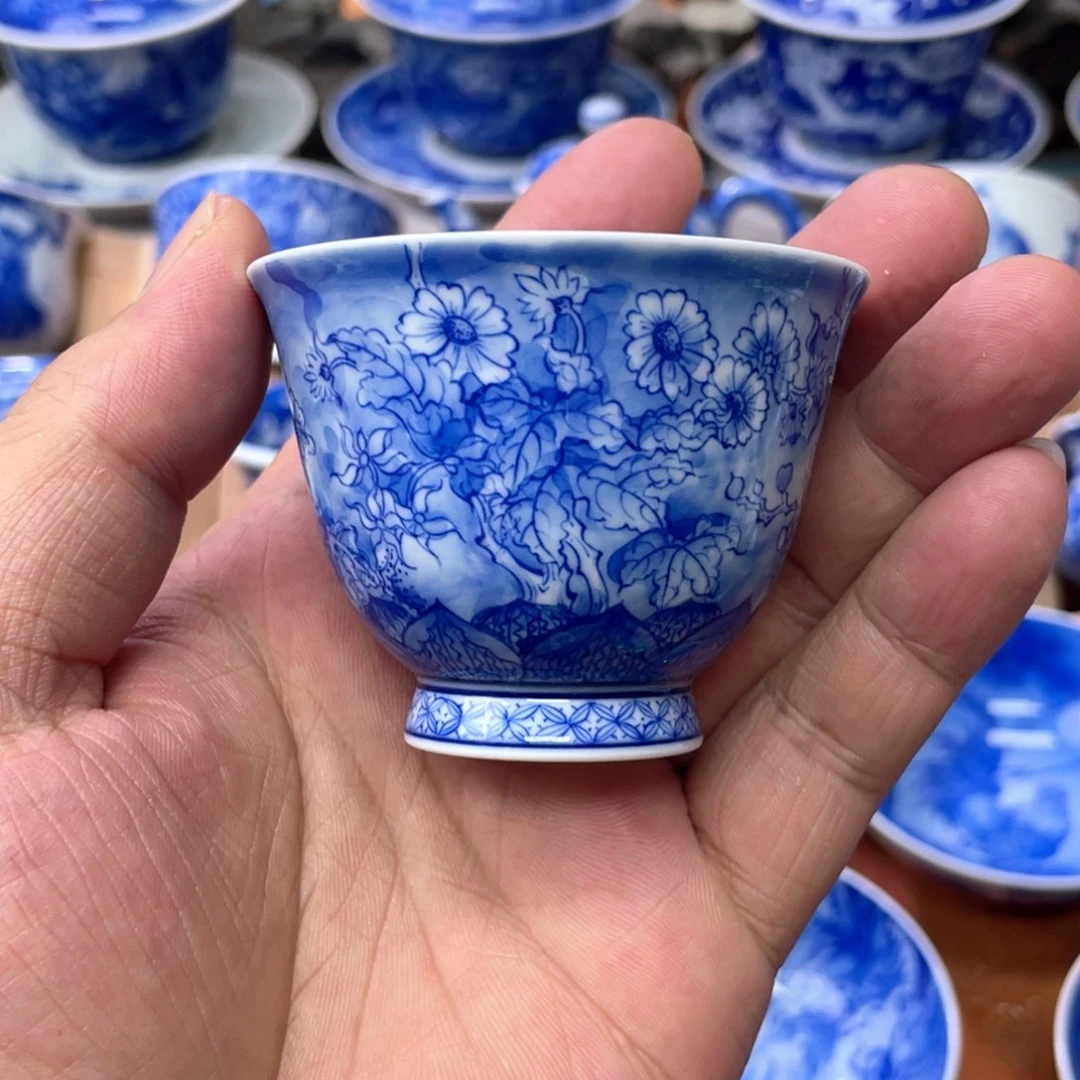 陶月楼  柴窑  四季花卉