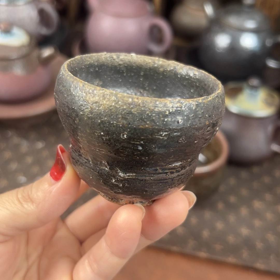 柴烧柴烧茶器主人杯