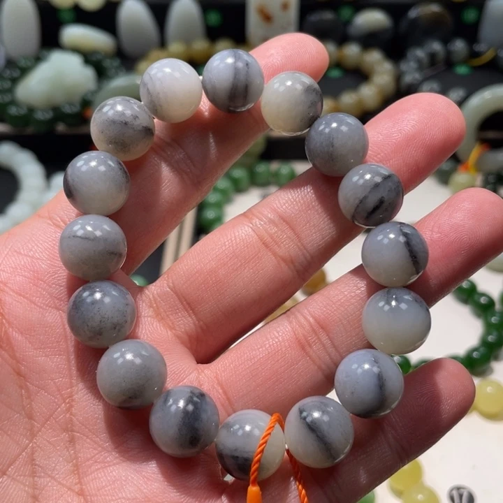 和田玉未镶嵌手串