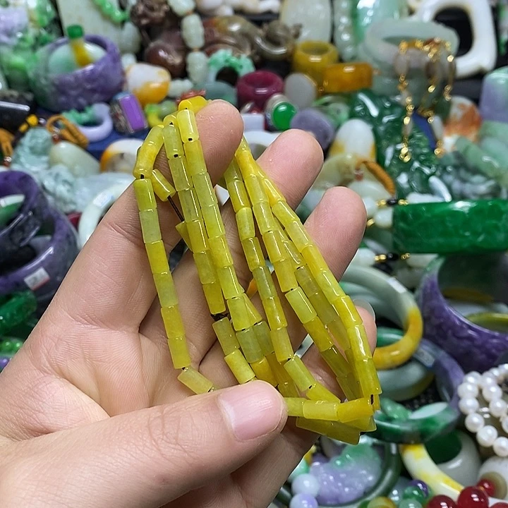 颈饰未镶嵌翡翠缅甸翡翠首饰配饰
