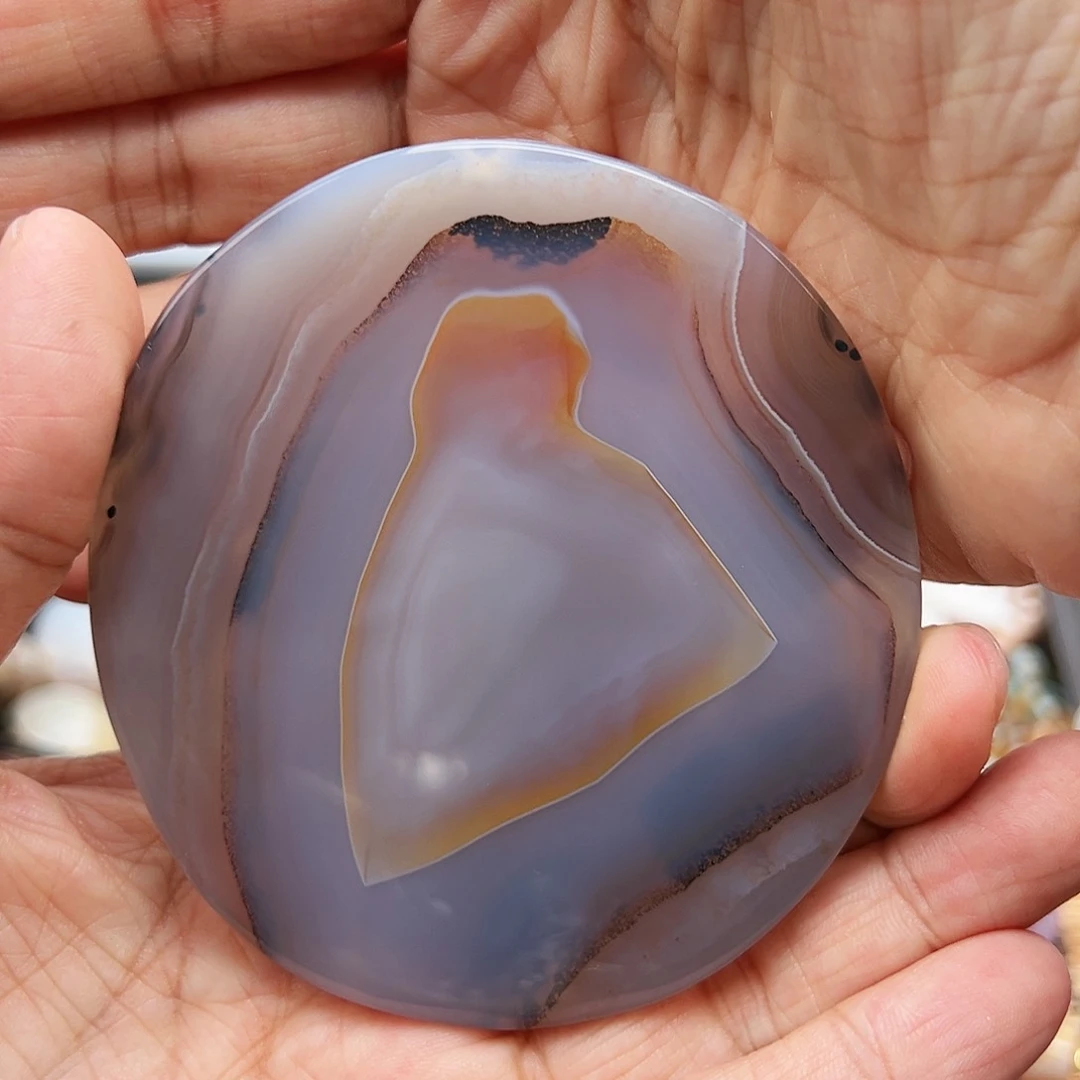 未镶嵌玛瑙/玉髓珠宝半成品