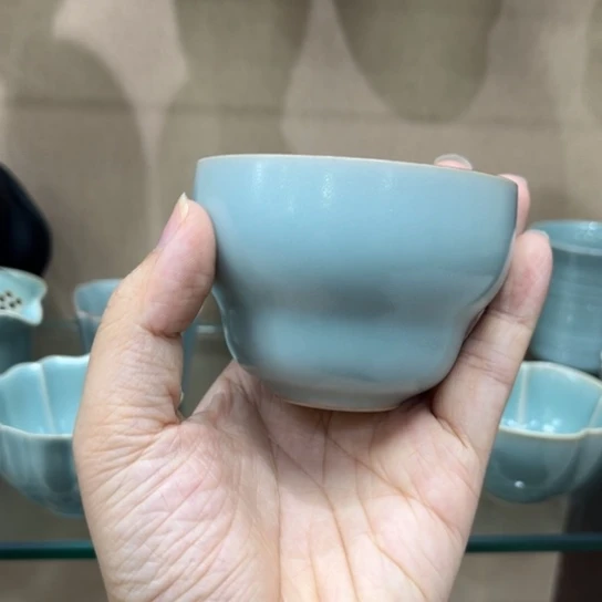 瓷片陶瓷茶器陶瓷汝瓷
