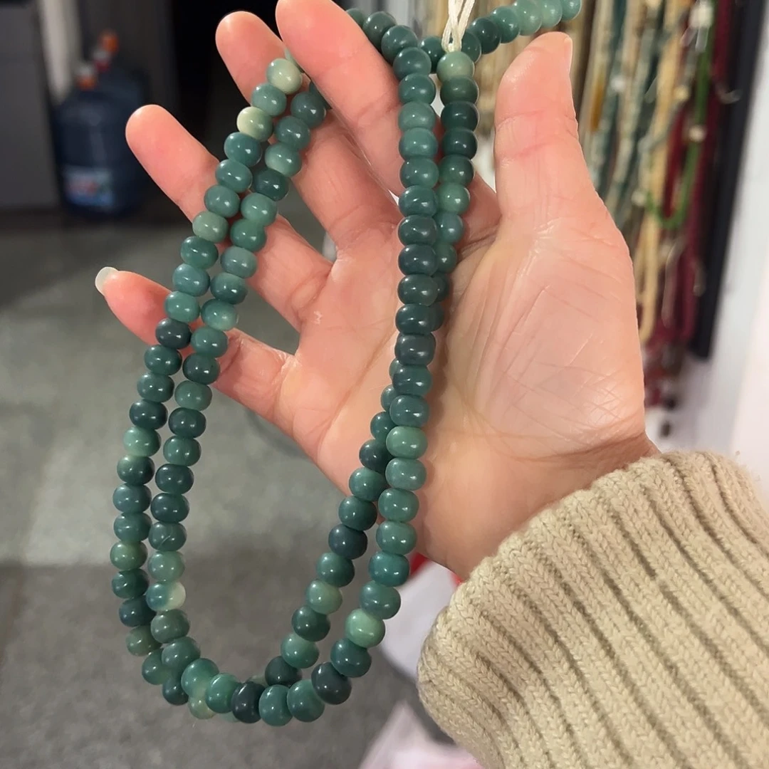 白玉菩提吊坠7×90