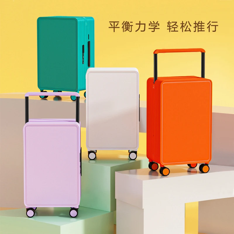 行李箱2025新款宽拉杆中置拉杆箱20寸登机箱男款大容量25寸旅行箱