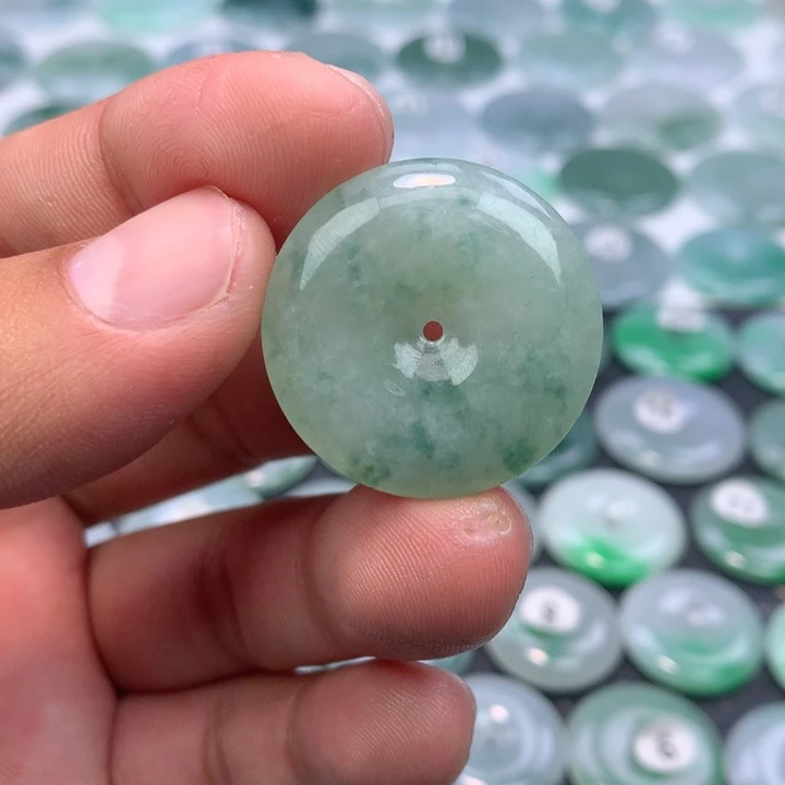 翡翠未镶嵌颈饰缅甸天然A货翡翠29.2-6.0