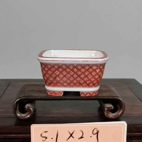 手工手绘釉盆大徳堂